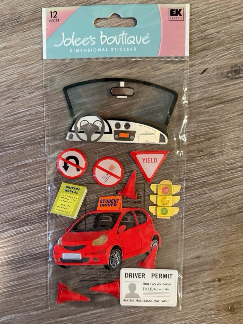 Jolee’s Boutique 1st time driver HTF Dimensional Sticker!